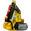 Szklana Bombka Choinkowa Figurka Koparka front