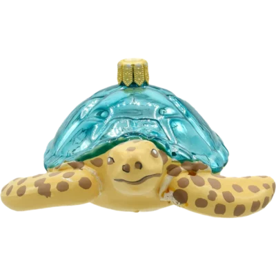 Szklana Bombka Choinkowa Figurka Żółw