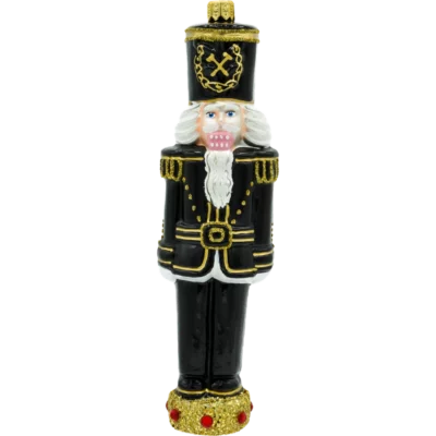 Szklana Bombka Choinkowa Figurka Dziadek do orzechów – Górnik