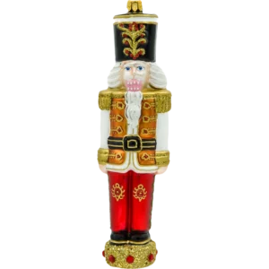 Szklana Bombka Choinkowa Figurka Dziadek do Orzechów Górski