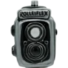 Szklana Bombka Choinkowa Figurka Aparat analogowy Rolleiflex