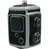 Szklana Bombka Choinkowa Figurka Aparat analogowy Rolleiflex bok