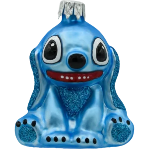 Szklana Bombka Choinkowa Stitch: błękitny