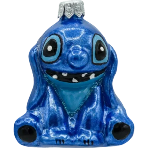 Szklana Bombka Choinkowa Figurka Stitch: ciemoniebieski