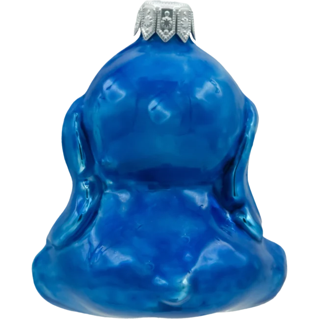 Szklana Bombka Choinkowa Stitch: niebieski tył