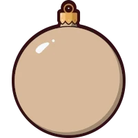 Ikonka Bombki beżowe