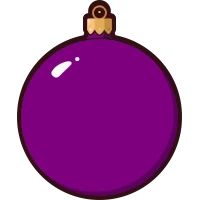 Ikonka Bombki fioletowe