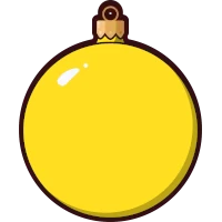 Ikonka Bombki żółte