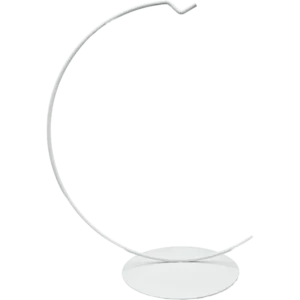 Biały stojak (20cm) na szklane ozdoby i bombki choinkowe