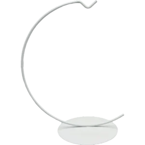 Biały stojak (26cm) na szklane ozdoby i bombki choinkowe