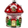 Szklana Bombka Choinkowa Figurka Domek z Muchomora: Home
