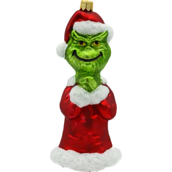 Grinch w czerwonym płaszczu