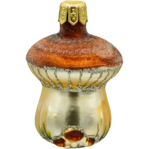 Szklana Bombka Choinkowa Figurka Grzybek