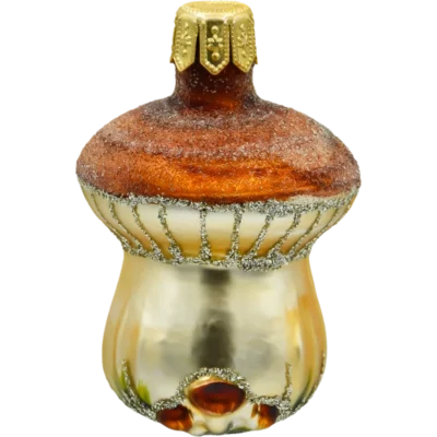 Szklana Bombka Choinkowa Figurka Grzybek