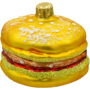 Szklana Bombka Choinkowa Figurka Hamburger