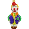 Szklana Bombka Choinkowa Figurka Klaun Kolorowy