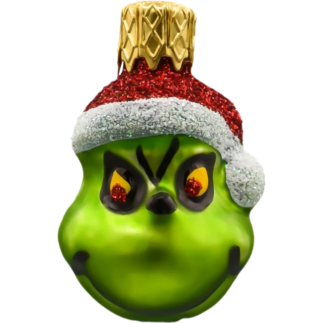 Szklana bombka choinkowa figurka Mini Grinch front