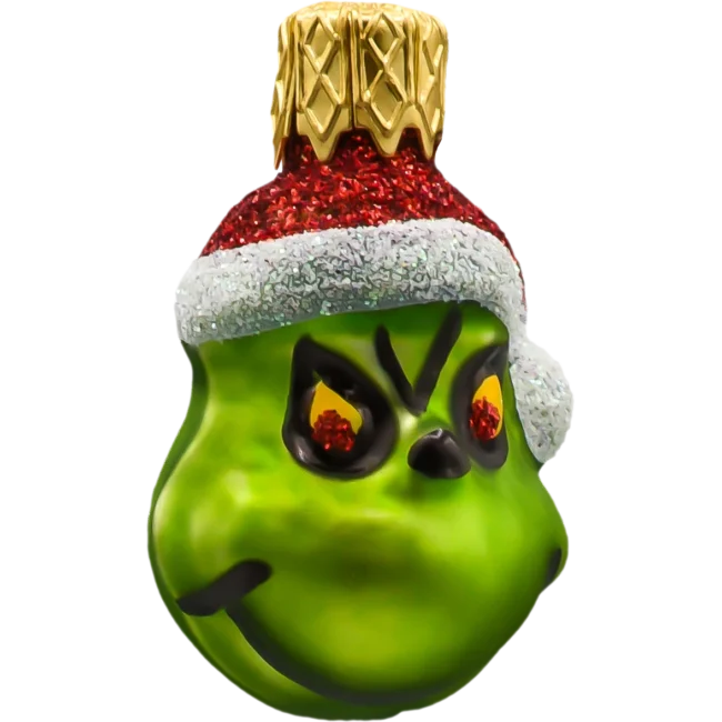 Szklana bombka choinkowa figurka Mini Grinch