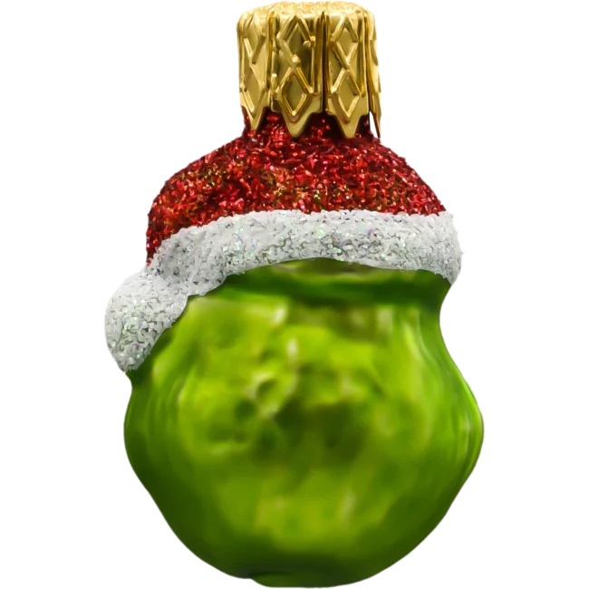 Szklana bombka choinkowa figurka Mini Grinch tył