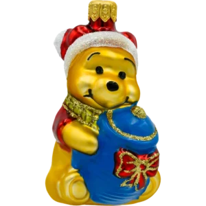 Szklana Bombka Choinkowa Figurka Miś Kubuś Puchatek: mały