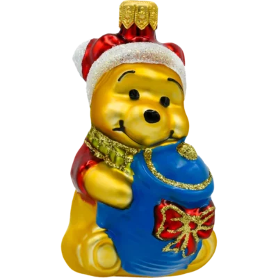 Szklana Bombka Choinkowa Figurka Miś Kubuś Puchatek: mały