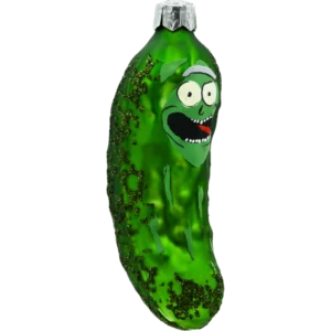 Szklana bombka choinkowa figurka Ogórick