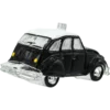 Szklana bombka choinkowa figurka Samochód Citroen 2CV: czarny tył