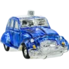 Szklana bombka choinkowa figurka Samochód Citroen: 2CV: niebieski