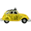 Szklana bombka choinkowa figurka Samochód Citroen 2CV: żółty profil