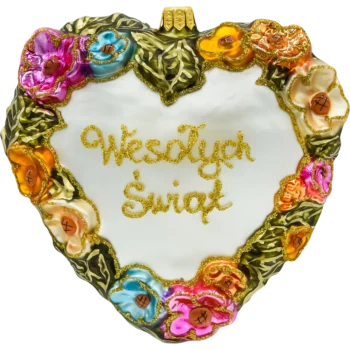 Serce kwiatowe: białe