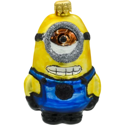 Szklana Bombka Choinkowa Figurka Żółty stworek: duży