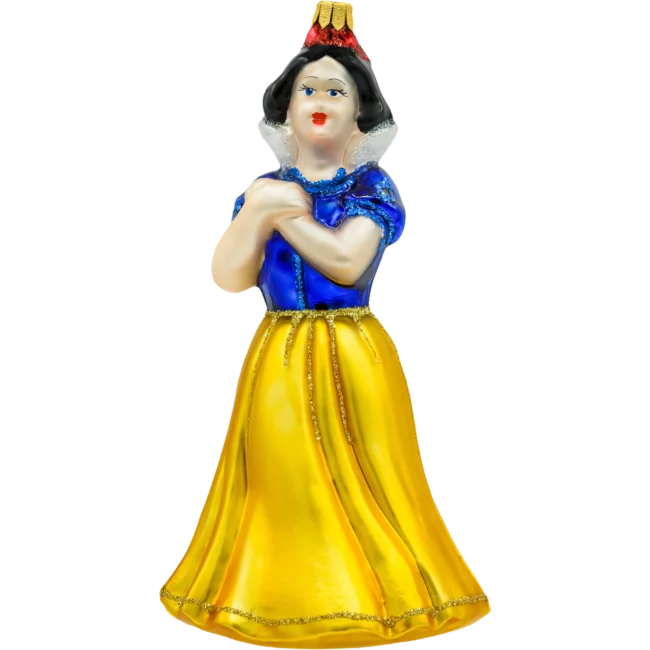 Szklana Bombka Choinkowa Figurka Forma ze szkła Królewna Śnieżka