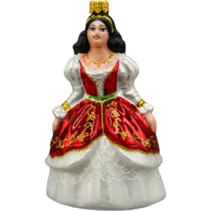 Bombka Choinkowa Szklana Figurka Forma ze szkła Królewna z bajki