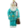 Szklana Bombka Choinkowa Figurka Forma ze szkła Mikołaj Lekarz