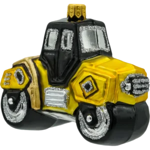 Szklana Bombka Choinkowa Figurka Forma ze szkła Walec Drogowy bok