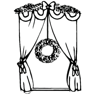 Wianek pasuje idealnie na okno