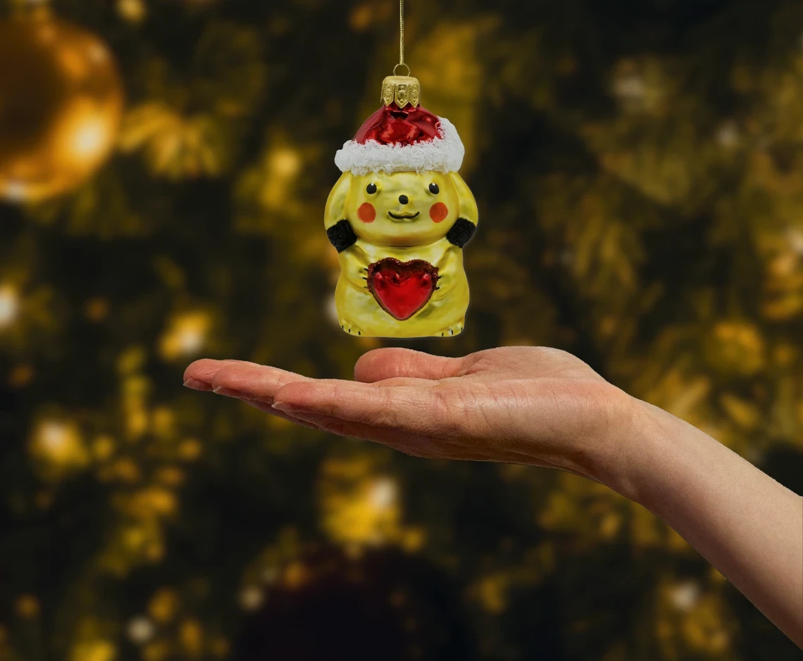 Bombka szklana Pika Pika realne zdjęcie