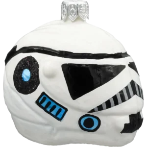 Szklana Bombka Choinkowa Figurka Forma ze szkła Hełm szturmowca