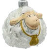 Szklana Bombka Choinkowa Figurka forma ze szkła Owieczka z dzwoniekm front