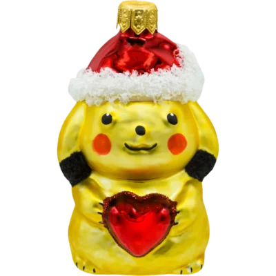 Szklana Bombka Choinkowa Bańka Forma ze szkła Pika Pikaczu