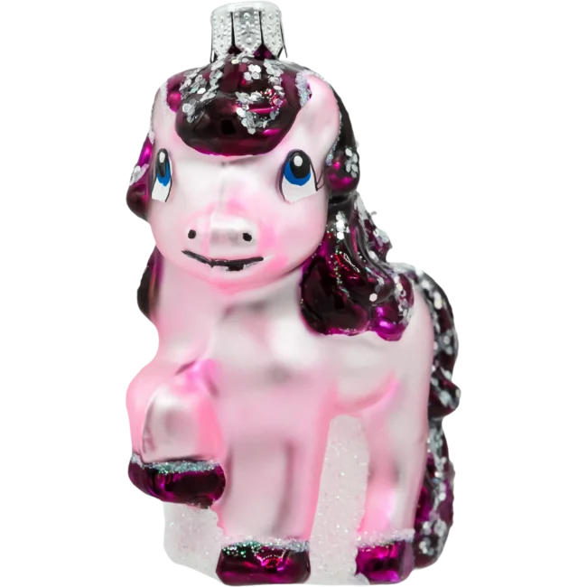 Szklana Bombka Choinkowa Figurka Forma ze szkła Twój kucyk Pony