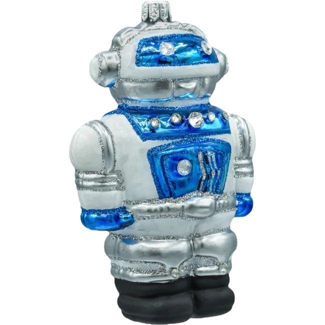 synBombkarza-bombka_choinkowa_szklana-figurka-forma-ze-szkla-banka-kula-figurka-robot-niebieski-bok