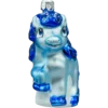 Szklana Bombka choinkowa figurka forma bańka kula ze szkła kucyk pony niebieski front2