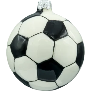 Bombka szklana okrągła Piłka nożna: mała