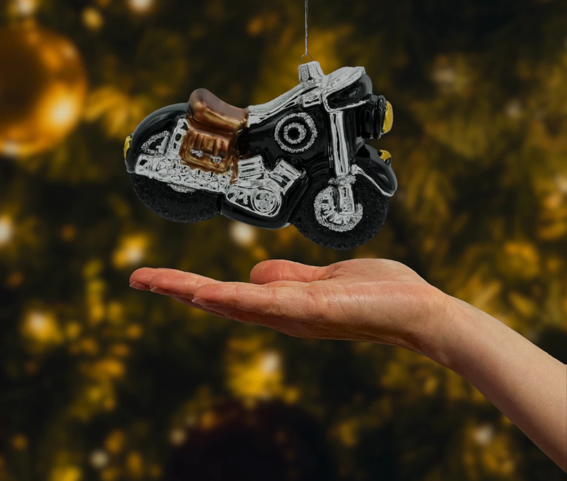 Motocykl retro realne zdjęcie