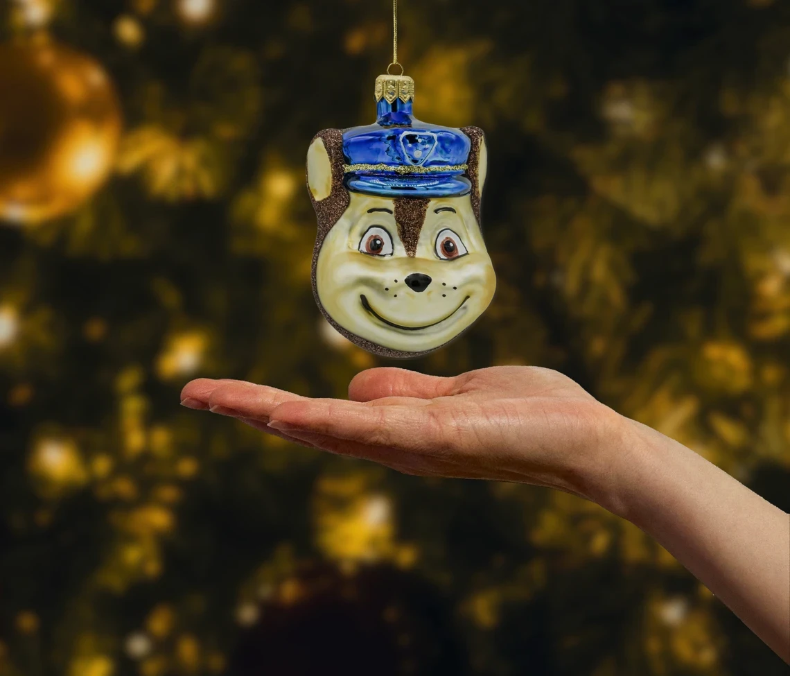 Pies policjant na patrolu realne zdjęcie