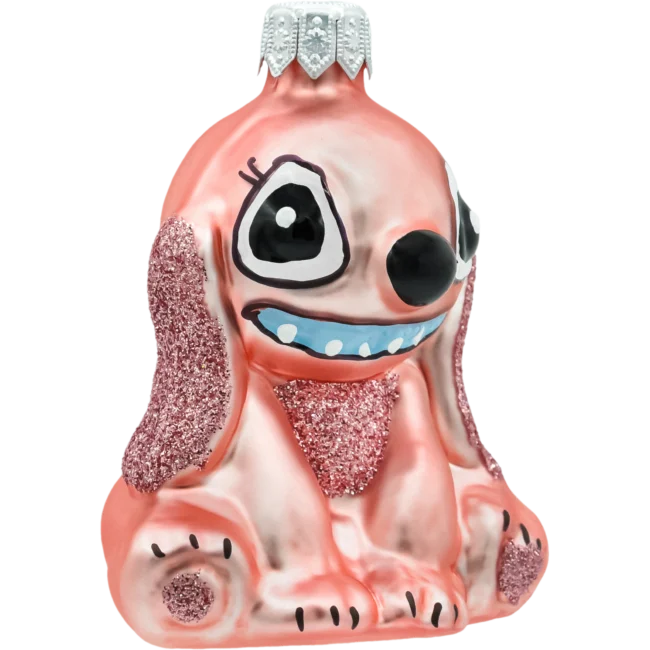 Szklana bombka choinkowa figurka Andzia bok