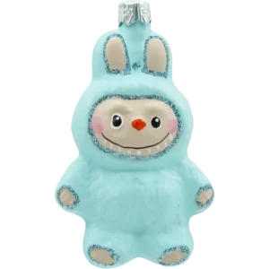 Bombka szklana choinkowa figurka Labubu pastelowe: błękitne