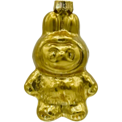 Bombka szklana figurka Labubu: 24k Gold