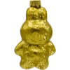 Bombka szklana figurka Labubu: 24k Gold tył